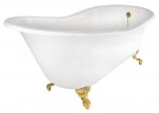 Magliezza Чугунная ванна Beatrice 153x76,5 (ножки золото)